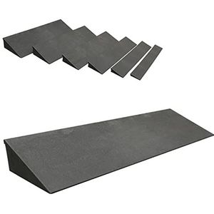 Rolstoelhelling, Rolstoelhelling Rubberen Drempelhelling Blauw Meerdere Maten(50x16x6cm(19.7x6.3x2.4inch))