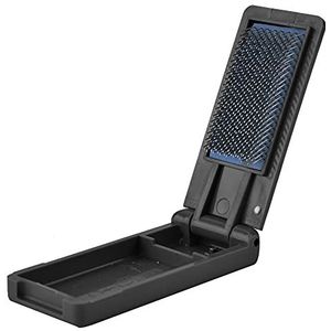 Opvouwbare Dansschoenen Borstel, Plastic Dansschoenen Borstel Ballroom Schoenen Suède Zool Borstel Latin Salsa Schoenen Staaldraad Suède Zool voor Suède Schoenzool(zwart)