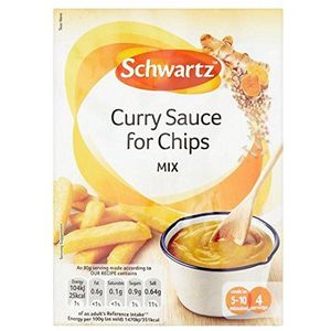Schwartz Curry-Saus voor Chips Mix 30g (6 stuks)