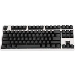 Lege Dikke PBT OEM Profiel 87 ANSI Keycaps voor MX-Schakelaars Mechanisch Toetsenbord (Zwart) (Slechts Keycap)