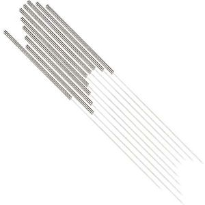 3D-printeraccessoires 3D-printerreinigingsnaaldset 3D-printer, en koper Meervoudig gebruik roestvrij staal 0,4 mm flexibele reinigingsnaaldset 10-delige mondstukreinigingsnaald, du