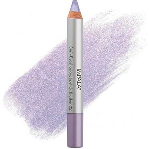 Impala 3-in-1 Jumbo potlood | kleur 02 paars | oogschaduw, lippenstift en blush | gladde en langdurige textuur | intensieve kleuren