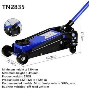 Vloerkrik, 3.5T 492mm Horizontale Krik SUV Bandenwisselgereedschap Auto Hydraulisch Onderhoud Oliedruk Snel Heffen,Krik hem op