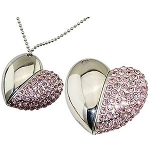 128GB Hartvorm USB Flash Drive USB Drives Memory Stick Thumt Drives USB 2.0 Disk Pen Drive Pen Drive Date Storage Flash Disk Zip Drive USB Stick USB Drive (Roze)