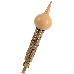 Hoogwaardige Hot Stamping-technologie Enkelbuikpompoenfluit Professioneel Cucurbit-fluitinstrument Van Prestatiekwaliteit Professionele Hulusi (Color : D key)