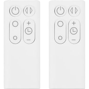Create Idea 2 Stuks Fan Afstandsbediening Bureau Handset Toren Compatibel met Dyson AM06 AM07 AM08 Wit (zonder Batterij)