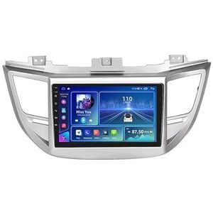 Android autoradio voor Hyundai Tucson 2015-2017, 9 inch touchscreen autoradio Autoaccessoires met GPS Bluetooth FM RDS HiFi WiFi(F1 1+32G)