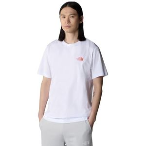 The North Face - Heren Biner Grafisch 4 T-Shirt - Standaard Fit T-shirt - Ronde Hals - TNF White, XL