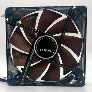 LMNCBVYA 12cm FV12S 12025 12V PWM Computer Case Cooling Fan with Intelligent Temperature Control