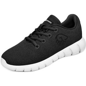 GIESSWEIN Merino Runners MEN - Ademende Merino Wol 3D Stretch Sneakers, Lichtgewicht Mannen Vrijetijdsschoenen met Uitneembaar Voetbed