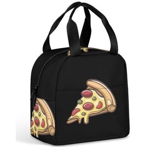 Italië Pizza Lunch Box voor Vrouwen Mannen Geïsoleerde Lunch Tas Herbruikbare Lunch Tote Bag Lunch Container