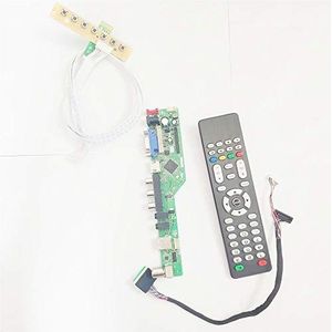Voor N173O6-L01/L02 T.V53 screen controller drive board LVDS 40Pin WLED 1600 * 900 notebook PC VGA+HDMI+AV+USB+RF 17.3 inch DIY kit (N173O6-L01)