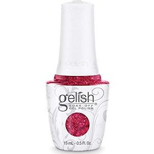Gelish Life of the Party - rode glitter