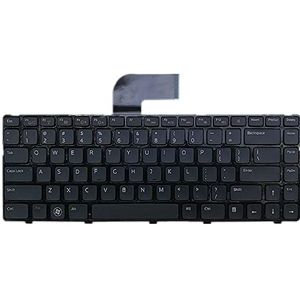 Laptop Toetsenbord Voor For DELL Inspiron 14 N4120 Verenigde Staten Lay-out Colour Zwart