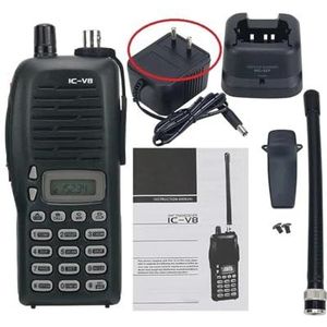 For IC-V8 Maritieme Marine VHF Walkie Talkie VHF Handheld Walkie Talkie Waterdichte maritieme kanaalpoort