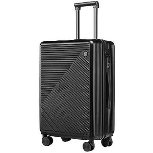 Reiskoffer Bagage Koffer 20 Inch Lichtgewicht Hardside 4-wiel Spinner Reisbagage, Zakelijke Bagage Voor Dames Handbagage (Color : Black, Size : 20inch)