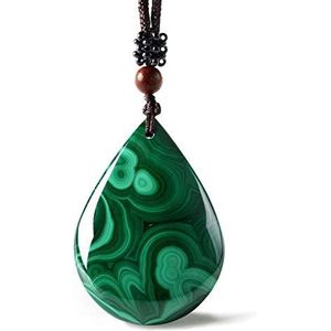 Hanger Jade Hanger, Malachiet ketting hanger waterdruppel jade hanger jade sieraden fijne sieraden