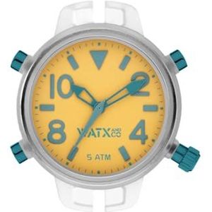 Watx&Co lors m analogic Unisex Analoge Quartz horloge met armband RWA3047, Quartz Horloge