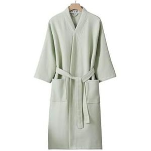 Katoenen dames lichtgewicht lente en zomer badjas dunne badjas pyjama loungewear douche wikkel nachtkleding lange nachtjapon for dames met een riem for verstelbare pasvorm alle seizoenen spa hotel nac