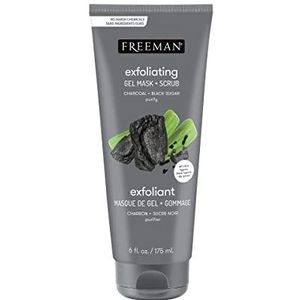 Freeman polishing charcoal + black sugar Gel mask + Scrub 6 oz (175 ml)