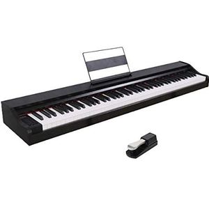 Next ST-20 BK digitale piano met 88 gewogen toetsen, hamereffect, sustain-pedaal, voeding, USB naar host en Bluetooth, zwart