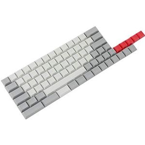 YMDK DSA Profiel Blank 61 64 68 ANSI Keyset Dikke PBT Keycap Set voor Cherry MX Mechanisch Toetsenbord GH60 XD64 GK64 Tada68 (alleen keycap)