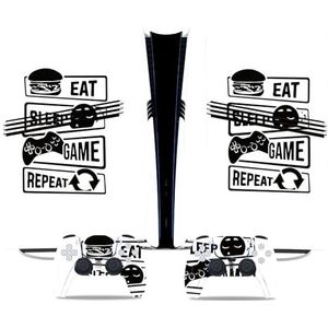 Anti Kras Voor PS5 PRO Skin Digital Edition Console En Controller Vinyl Cover Skins Wraps Krasbestendig, Compatibel Met Voor PS5 Digital Edition Pro 07483 Geen Schuimvorming