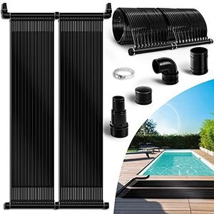 tillvex Pool zonnecollectorset 76 x 300 cm | zonne-verwarming milieuvriendelijke verwarming | zwembadverwarming complete set | zonne-mat | zonnecollector voor warm water