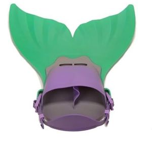 Duikvinnen vinnen zeemeermin duiken voeten monofin staart siliconen uitrusting accessoires (kleur: SKU-04-groen, maat: 40 x 40 cm)