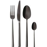 Sambonet Rock Cutlery, 24 stuks, zwart merk. Sambonet