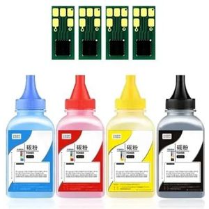hJNGdU Compatibele toner voor de printer Pro CF400A CF401A CF403A CF400 M252DN 252N MFP M277DW 277N M274N (1set toner en chip)