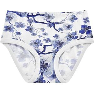 YOUJUNER Meisjes Ondergoed Japan Japanse Bloem Peuter Slipje Katoenen Broek Kleine Meisjes Slips Comfort Kids Onderbroek, Meerkleurig, 6 jaar