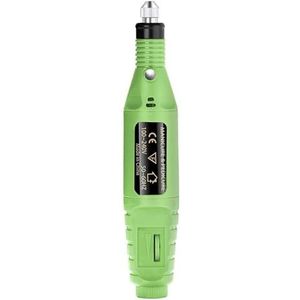 Draagbare professionele elektrische nagelboormachine, manicure-instrumenten, pedicure-boorset, familie-nagelvijl, nagelboorapparatuur(Green Set-B6,USB Plug)