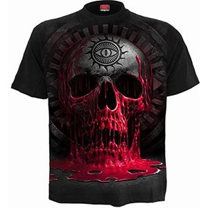 Spiral Bleeding Souls T-shirt zwart L 100% katoen Gothic, Horror, Nu Goth, Rock wear