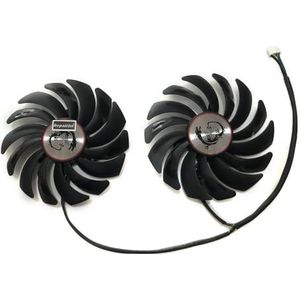 2 stuks/set GPU-koeler grafische videokaart koelventilator PLD10010S12HH voor MSI GTX 1080 1070 RX580 RX480 RX 480 580 ASIC Bitcoin Mine
