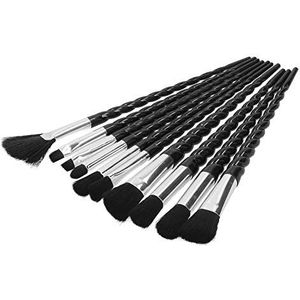 Professionele Make-upborstelset, 10-delige Ultrazachte Make-upborstels met Concealerpenseel Oogschaduw Blending Liner Brush Tools Cadeau voor Vrouwen