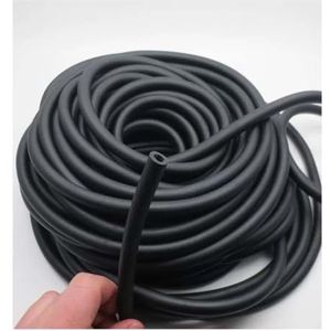 Natuurlijke latex rubberen slangen, Zwarte latex rubberen slang 7 mm x 3 mm for Slingshot Fitness 1-10 meter(1 meters)