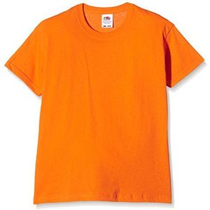 Fruit of the Loom Origineel T-shirt voor kinderen, Oranje (oranje), 5-6 jaar
