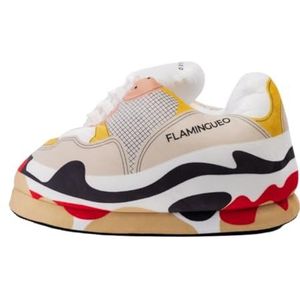 Flamingueo Pantoffels - Sneaker Slippers, Warme Pantoffels Sneakers, One Size
