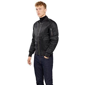 Urban Classics Basic bomberjack voor heren, verkrijgbaar in vele verschillende kleuren, maten S tot 5XL, zwart (black 7), XL