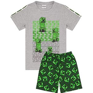 MINECRAFT PYJAMAS BOYS 4 Design-opties Kids Top Shorts Gamer PJ's 7-8 jaar