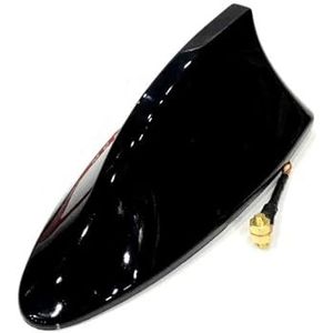 Audio- & videoantennes voor auto Auto haaienvin antenne cover basis vervangende radio signaal antennes dak exterieur accessoires decoratie Autoradio Antenne(Black)