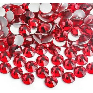Multi kleuren SS3-SS30 Non Hot Fix Rhinestones platte achterkant kristal strass glittersteen voor DIY manicure 3D nail art stof kledingstuk-Siam-SS10 1440PCS