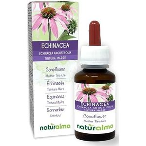 Echinacea of Zonnehoed (Echinacea angustifolia) wortels Alcoholvrije moedertinctuur Naturalma - Vloeibaar extract druppels 60 ml - Voedingssupplement - Veganistisch