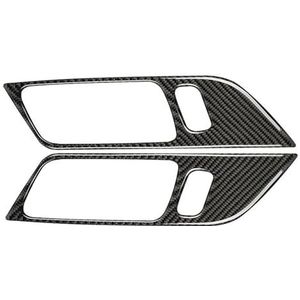 sticker Koolstofvezel Auto Deurklink Frame Decoratie Stickers Trim Cover Voor Ford Voor Mustang GT 2015-2021 (Color : Style B Black)