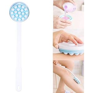 Lotion-olie-crème-applicator met lange steel Body Back Leg Bath Brush Massager Massage Tool