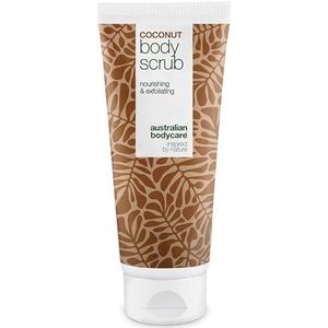 Australian Bodycare Bodyscrub Kokos voor Vrouwen & Mannen - Tea Tree Olie Body Exfoliant - Voetscrub voor de Probleemhuid - Voor Puistjes op Rug & Lichaam