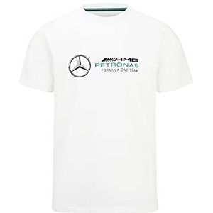Mercedes AMG Petronas Formula One Team - Officiële Formule 1-merchandise - T-shirt met groot logo, Wit, S