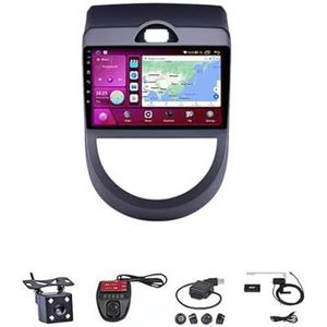 Android Touch Screen Car Stereo 10 Inch Car Stereo Radio Plug And Play Autotoebehoren Autoradio met Bluetooth En Navigatie En Achteruitrijcamera Voor Kia Soul AM 2010-2013(M100S WIFI 1G+16G)