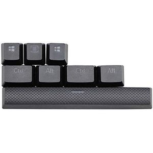 Booso PBT-keycaps voor K65 K70 K95 voor G710 + mechanisch gaming-toetsenbord, toetsen met achtergrondverlichting voor Cherry MX (zwart)